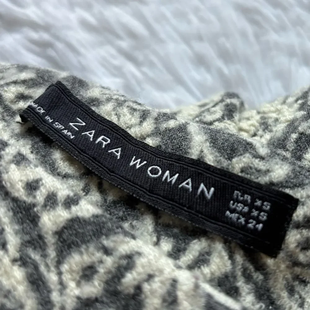 Zara Woman Dress Wool Blend Long Sleeve Womens Size XS‎